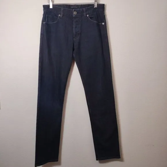 Theory Dark Wash Raffi P Slim Fit Denim Jean 28