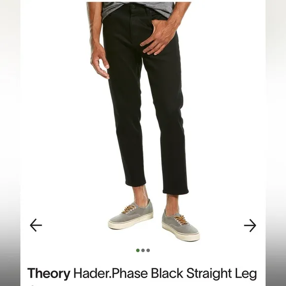 Theory Men’s Black Jeans