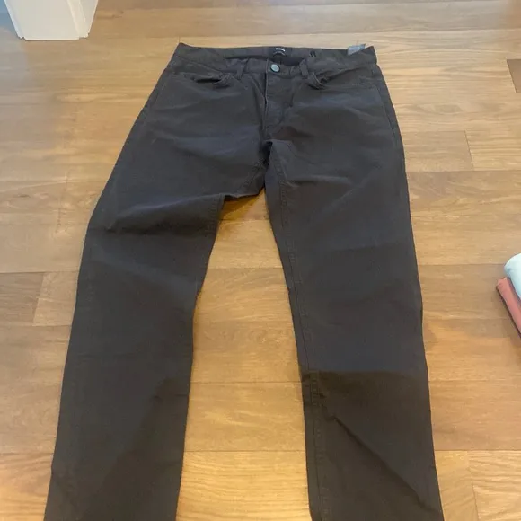 Theory…Men’s size 34 Hayden straight slim fit, dark gray denim pant