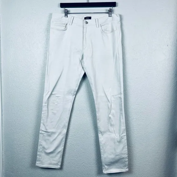 Theory Slim Fit Jeans Stretch Cream Off White - 34