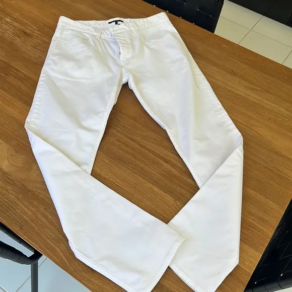 THEORY MENS WHITE PANT