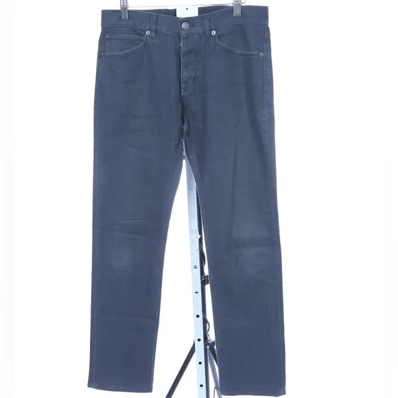 Men’s Theory Ash Gray Stretch Haydin Straight Slim Fit Jeans Size 29