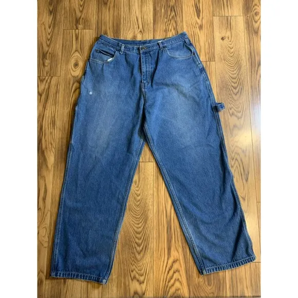 Timberland Weathergear Mens Size 40x32 Straight Leg Made in USA Utility Jeans