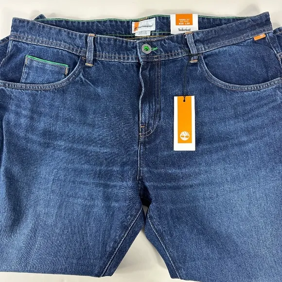 NWT Timberland Earthkeepers Men's 38x30 Tapered Fit Denim Jeans
          
      Boutique