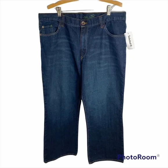 Timberland Boot Fit Jeans NWT 38x30 Men’s Blue
          
      NWT