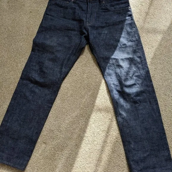 Todd Shelton Dark Wash Selvedge Men's Jeans Sz 33 Made in USA