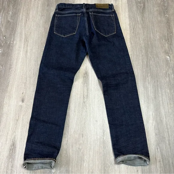 Todd Snyder selvedge red line New York dark blue denim jeans
