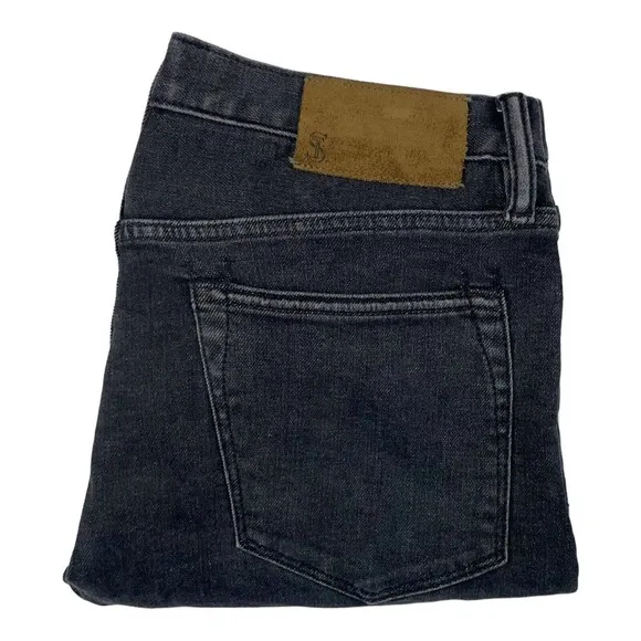 Todd Snyder Faded Wash Mens Black Slim Fit Mens Jeans Size 31x32 Excellent