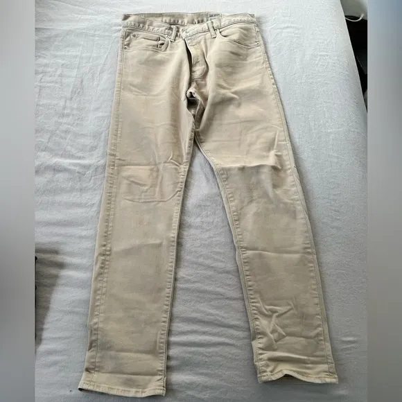 Todd Snyder Sand /Beige 5 pocket stretch pants