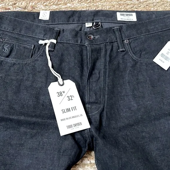 Todd Snyder black denim slim fit jeans new with tag
          
      NWT