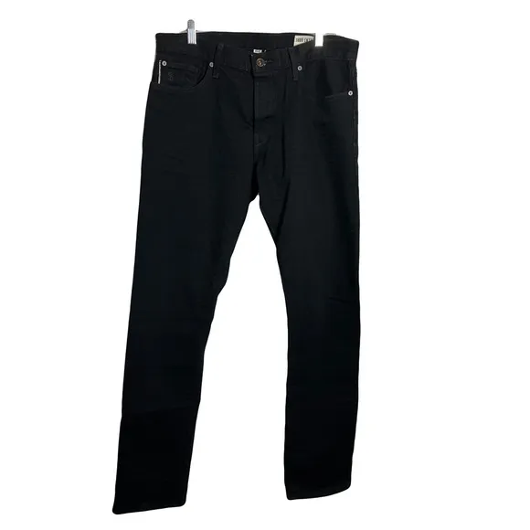 TODD SNYDER Mens Slim Fit Japanese Selvedge Denim Jeans SIZE 32x32 Black TAPER