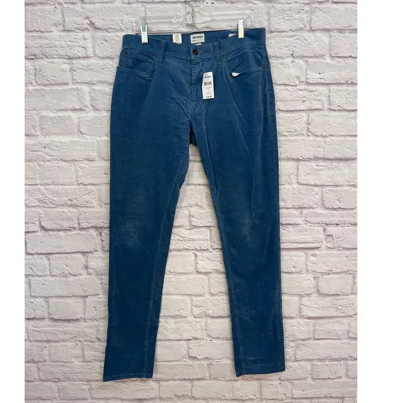 Todd Snyder Slim Fit Washed 5-Pocket Cord Blue Size 32/34. NEW
          
      NWT