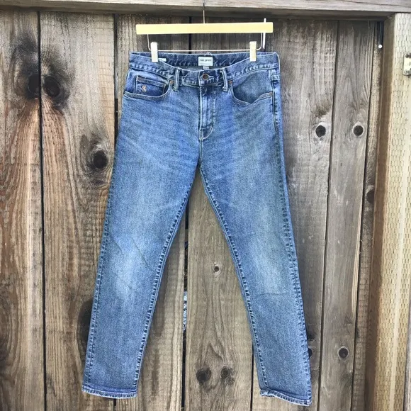 Todd Snyder NY new york stretch 5 pocket blue denim jeans mens 31x30