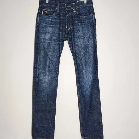 TODD SNYDER SLIM FIT SELVEDGE JEANS 28 x 32 (measure 32x32)
