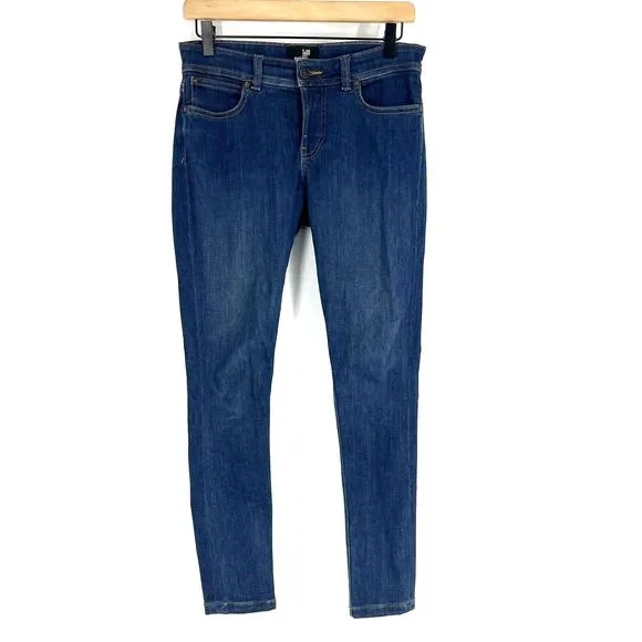 Todd Shelton Jeans Size 28 Men Blue Skinny Leg Denim Selvedge Low Rise Dark Wash