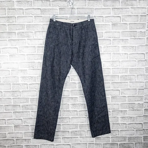 TODD SNYDER NY Japanese Denim Selvedge Chino Pants in Indigo 28x32