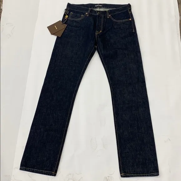 TOM FORD MENS STRAIGHT JAPANESE SELVEDGE JEANS W32
          
      NWT