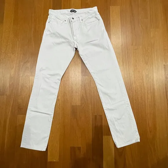 Tom Ford Straight Leg Off-White Jeans 34” Waist