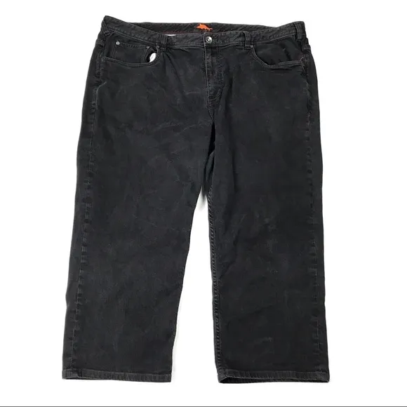Tommy Bahama Jeans Denim Sand Drifter Solid Black Cotton Blend