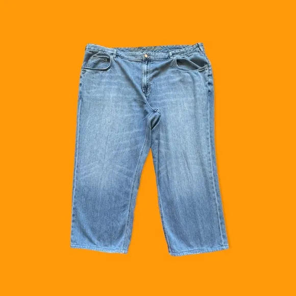 Tommy Bahama Jeans Blue Medium Wash Straight Leg Stretch Tencel Men Sz 54 30