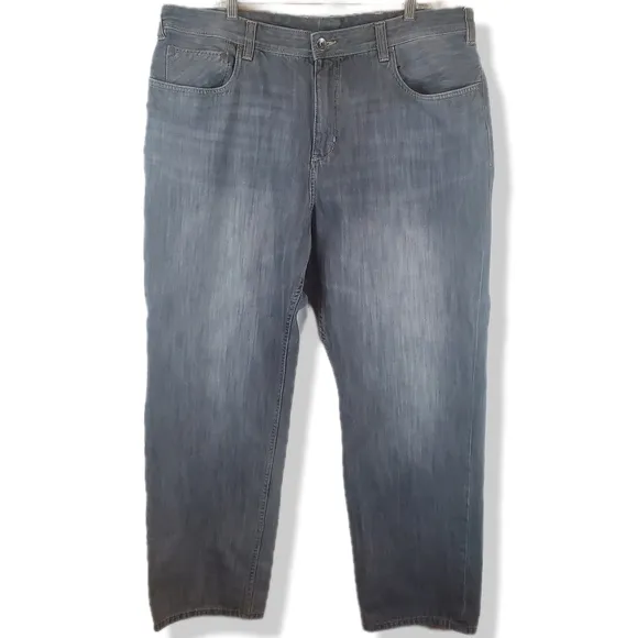 Mens Tommy Bahama Gray Straight Leg Denim Jeans Pants Size 40x30