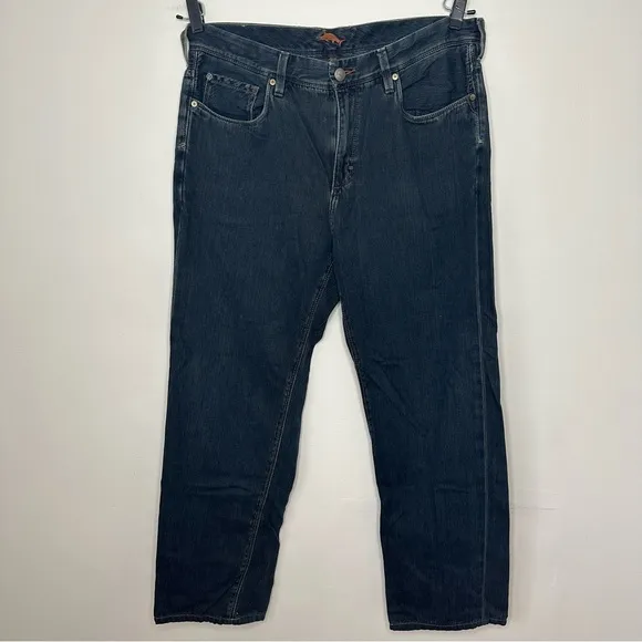 Tommy Bahama Mens Jeans 36X 30 Medium Wash Straight Leg Cotton Tencel Relaxed