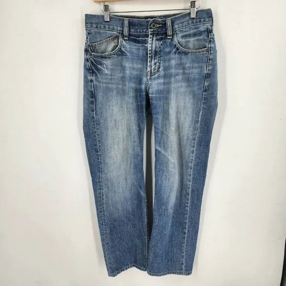 Tommy Bahama Men's Classic Straight Jeans Blue Medium Wash Standard Fit 30x28