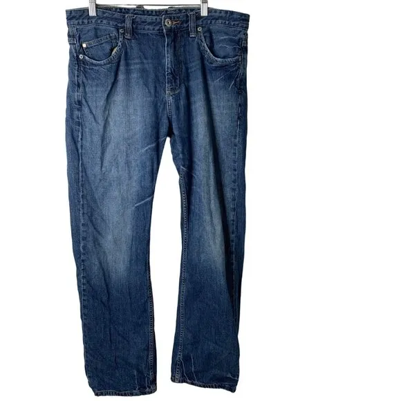 Tommy Bahama Standard Jeans Men's Size 35x32 Blue Denim Straight Leg