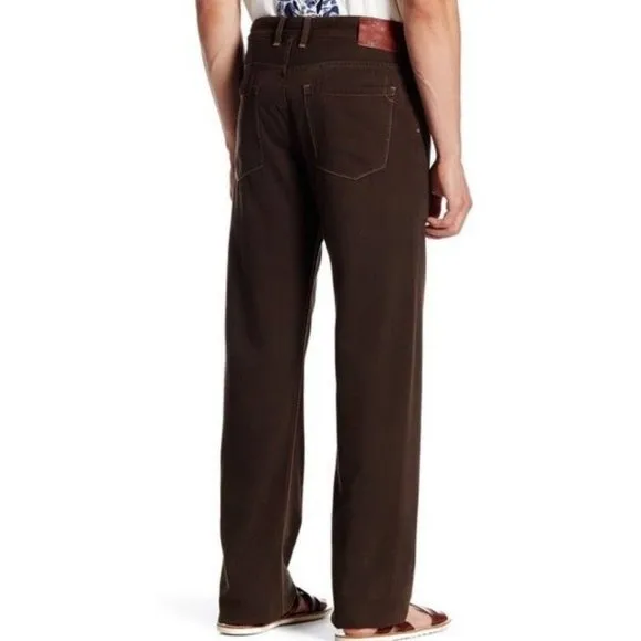 Tommy Bahama Jeans Standard Straight Leg Dark Brown 38