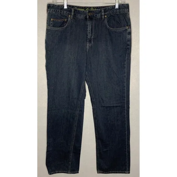 Tommy Bahama Classic Fit Tencel Blend Denim Jeans Mens 38x34 Blue Mid Rise