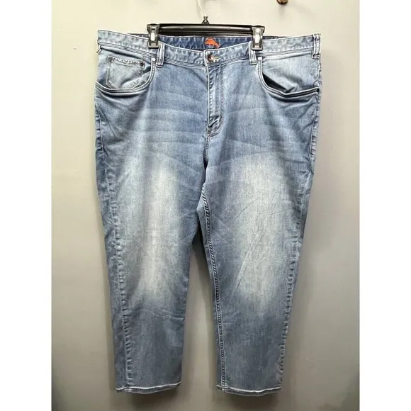 Tommy Bahama Mens Costa Rica Straight Leg Jeans Size 44x32 Blue Denim Stretch