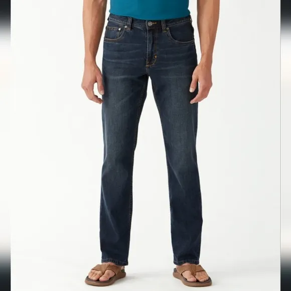 Men's Tommy Bahama Vintage Sand Drifter Authentic Fit jeans dark size 42 x 32