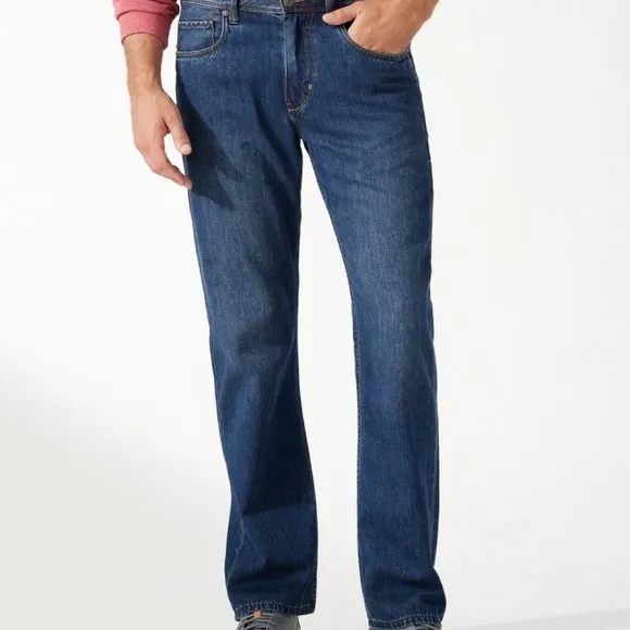 𝅺Tommy Bahama Men's Standard Jeans Relaxed Fit Medium Wash Size 34/32