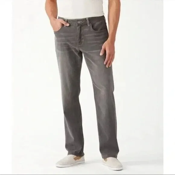Tommy Bahama Men’s Size 44 X 34 Authentic Fit Sand Drifter Gray Denim Jeans