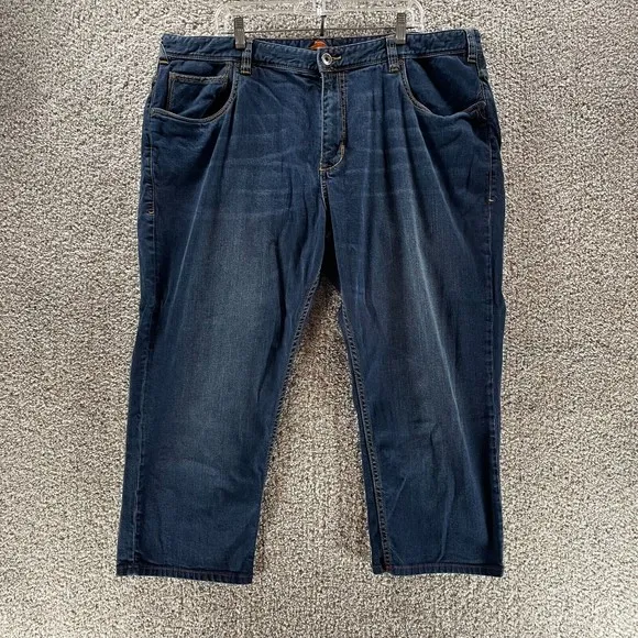 Tommy Bahama Jeans Mens 44 Blue Denim Pants Sand Drifter Pockets Casual 44x25