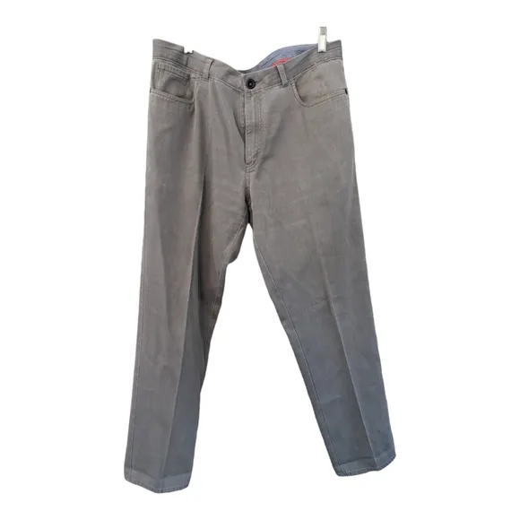 Tommy Bahama Gray Cotton/Tencel Jeans 37 X 33 EUC