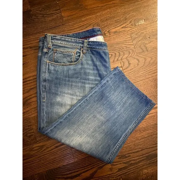 Tommy Bahama Barbados Blue Denim Jeans Men's Custom Size 48x24
