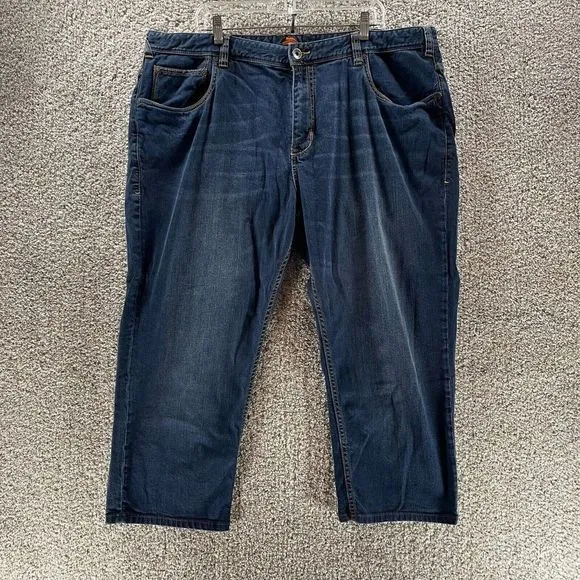 Tommy Bahama Jeans Mens 44 Blue Denim Pants Sand Drifter Pockets Casual 44x25