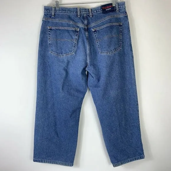 Vtg 90s Tommy Hilfiger Jeans Mens Sz 40/30