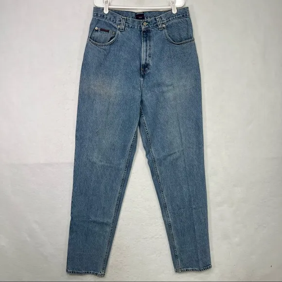 Vintage Tommy Hilfiger Big Flag Logo Y2K 90s Jeans Distressed Mens 36 X 38
