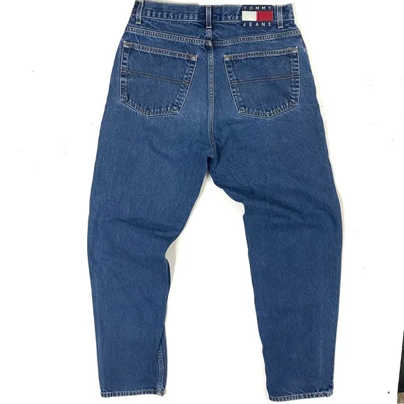 Vintage 90’s Tommy Hilfiger Men’s Freedom Relaxed Fit Denim Flag Jeans 33x34