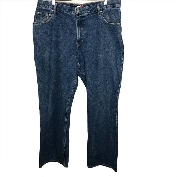 Tommy Hilfiger men's blue jeans 2004 flag denim