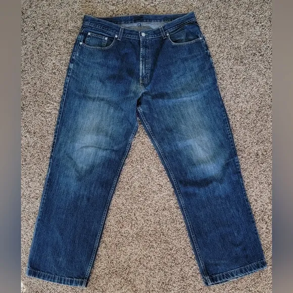 Men's Tommy Jeans Size 38 Dark Wash Relexed Fit Straight Leg