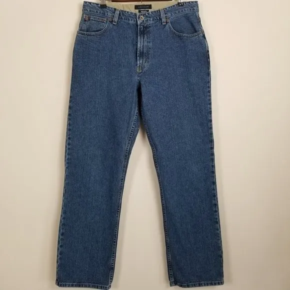 𝅺Tommy Hilfiger Vintage Relaxed Fit Jeans Tag 34X32 Actual 32.5X31.5