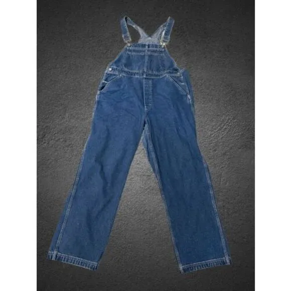 Tommy Hilfiger Men’s Denim Jean Bib Overalls VTG Vintage Men’s Size (Large) 30