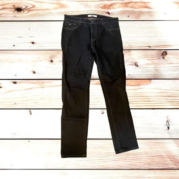 Tommy Hilfiger jacket Mens dark wash straight leg jeans