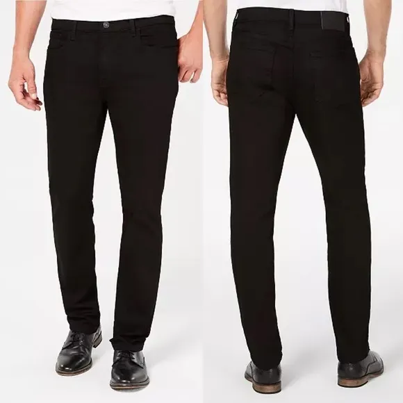 🌻NEW (w/tag) TOMMY Hilfiger JEANS Black Straight-Fit Stretch Jeans Size 35x32
          
      NWT