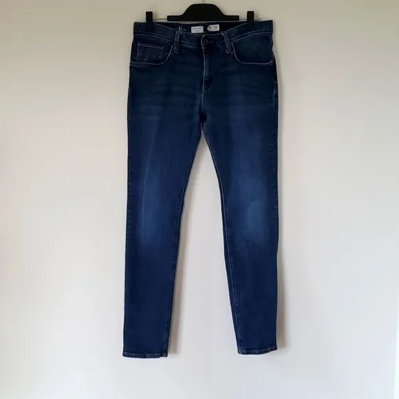 Tommy Hilfiger 34x32 Bleecker Stretch Slim Fit Blue Jeans