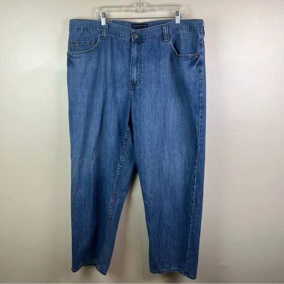 Tommy Hilfiger Relaxed Fit Denim Jeans Men’s Size 44x32 Blue Casual Trendy
