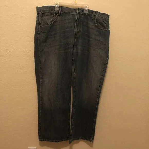 Blue Tommy Hilfiger Straight Leg Freedom Jeans Mens Size 42W 30L